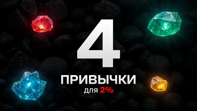 4 привычки для 2% людей